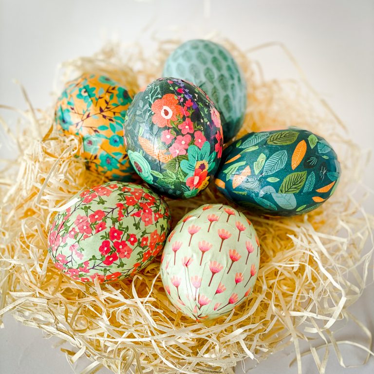 Lexus guide to creating decorative washi eggs for Easter