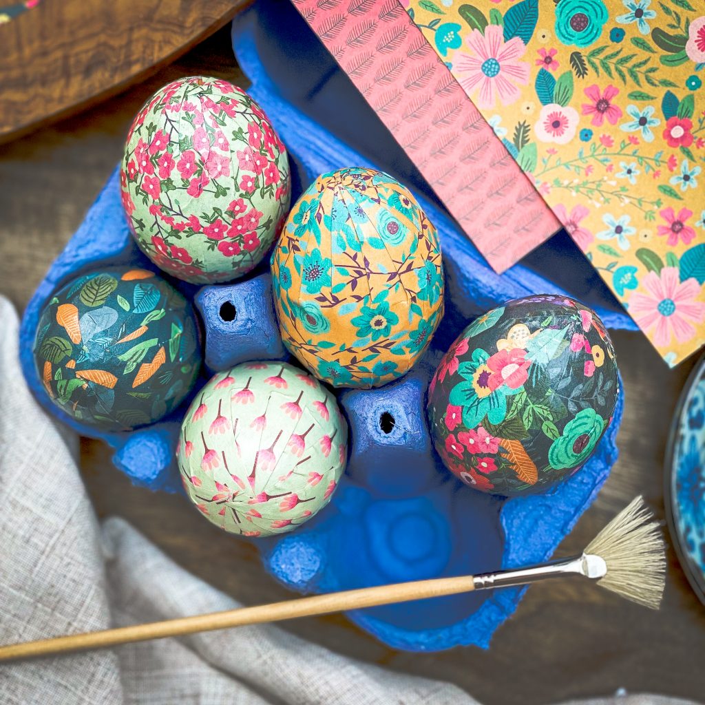 Lexus guide to creating decorative washi eggs for Easter