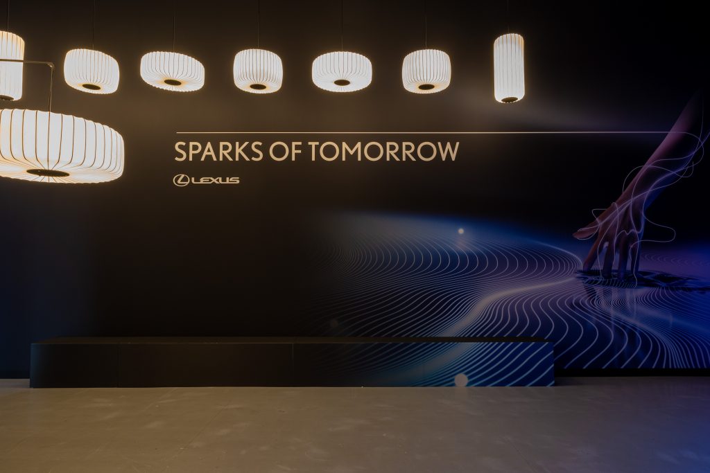 Lexus has unveiled its Lexus: Sparks of Tomorrow exhibit at Milan Design Week 2022