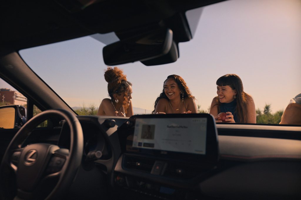 Joy Crookes and friends with Lexus UX 250h