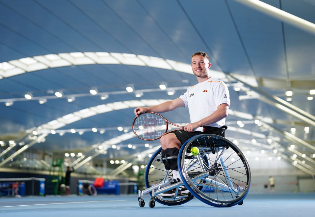 Alfie Hewett, Great Britain and World number one men's wheelchair tennis player, and Lexus ambassador.