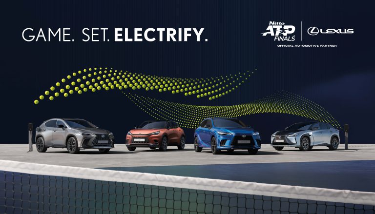 Lexus is official partner of the Nitto ATP Finals in Turin, Italy, from 10-17 November.