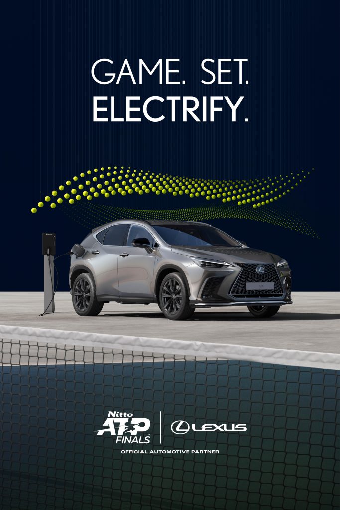 Lexus is official partner of the Nitto ATP Finals in Turin, Italy, from 10-17 November.