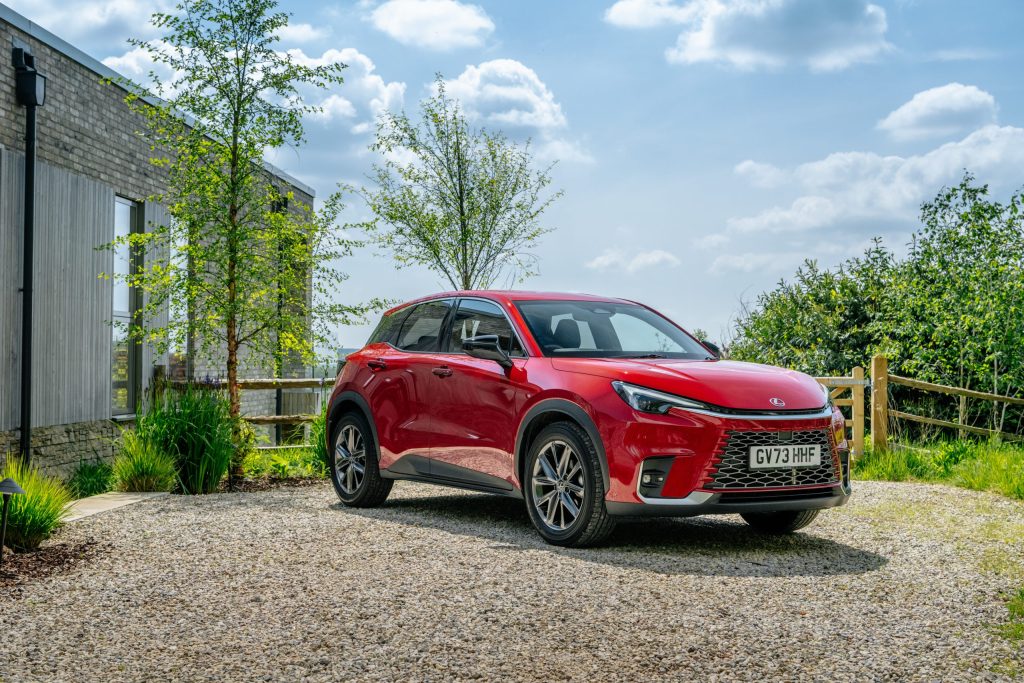 The LBX hybrid compact crossover will be on display at the Hampton Court Palace Festive Fayre