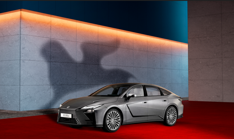 All-electric Lexus ES saloon at Venice International Film Festival