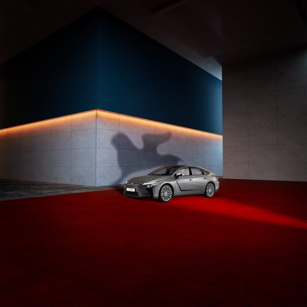All-electric Lexus ES saloon at Venice International Film Festival