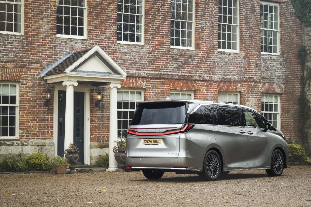 The Lexus LM at The Castle Westenhanger in Kent