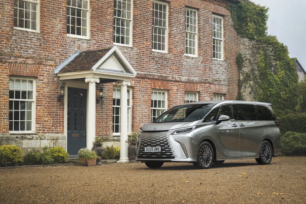 The Lexus LM at The Castle Westenhanger in Kent